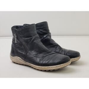 Remonte Women's Liv 86 Ankle Boots Black Leather Women's Sz 38/7.5